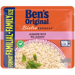 Riz au jasmin BISTRO EXPRESS(MC) de marque BEN’S ORIGINAL(MC) en format familial, 490 g image