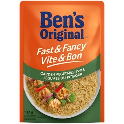 Riz aux légumes du potager VITE & BON(MC) de marque BEN'S ORIGINAL(MC), 132 g image