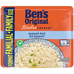 Riz basmati BISTRO EXPRESS(MC) de marque BEN’S ORIGINAL(MC) en format familial, 490 g image