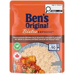 Riz brun à grains entiers à saveur de poulet rôti BISTRO EXPRESS(MC) de marque BEN'S ORIGINAL(MC), 250 g image