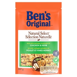 Riz à saveur de poulet et fines herbes SÉLECTION NATURELLE(MC) de marque BEN'S ORIGINAL(MC), 397 g image