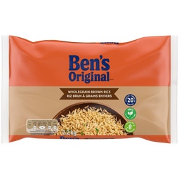 Riz brun à grains entiers de marque BEN'S ORIGINAL(MC), 2,2 kg image
