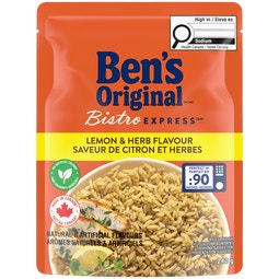 BEN'S ORIGINAL™ BISTRO EXPRESS™ Lemon and Herb Flavour Rice​, 240 g image