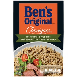 Riz à grains longs et riz sauvage CLASSIQUES(MC) de marque BEN'S ORIGINAL(MC), 180 g image