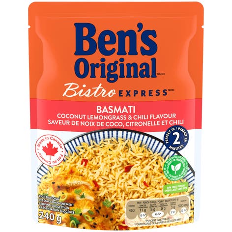 BEN'S ORIGINAL™ BISTRO EXPRESS™ Basmati Coconut Lemongrass & Chili Flavour, 240g