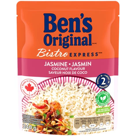 BEN'S ORIGINAL™ BISTRO EXPRESS™ Jasmine Rice Coconut Flavour, 240g
