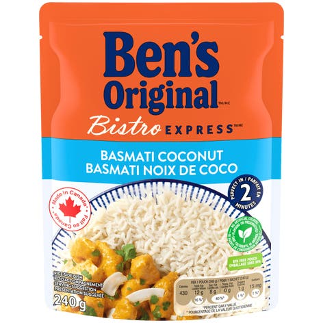 BEN'S ORIGINAL™ BISTRO EXPRESS™ Basmati Coconut Rice, 240g