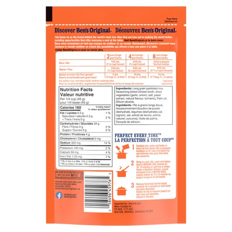 BEN'S ORIGINAL™ NATURAL SELECT™ Chicken & Herb Flavour Rice, 397g