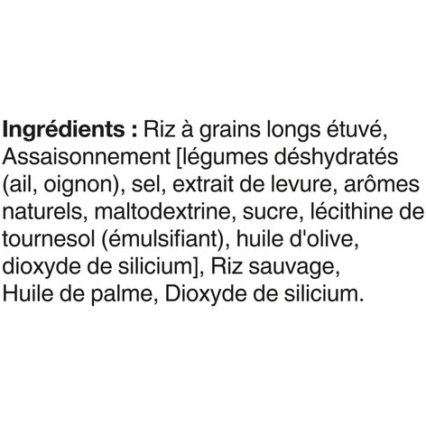 Riz avec arômes naturels d'huile d'olive, ail rôti et riz sauvage SÉLECTION NATURELLE(MC) de marque BEN'S ORIGINAL(MC), 365 g