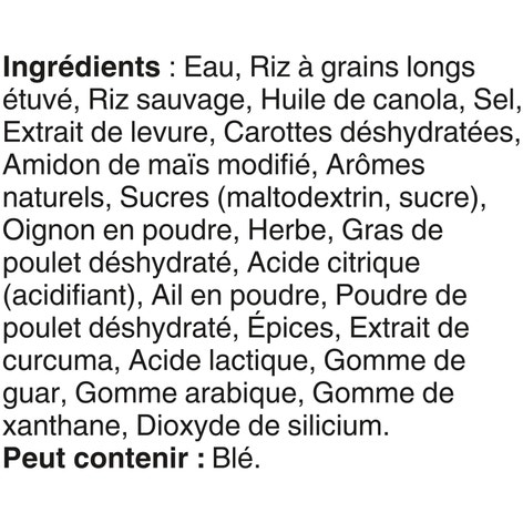 Riz à grains longs et riz sauvage à saveur de poulet rôti BISTRO EXPRESS(MC) de marque BEN'S ORIGINAL(MC), 250 g