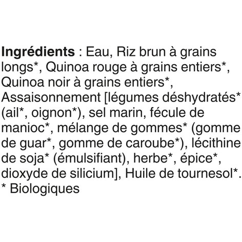 Quinoa et riz brun à saveur d’ail BEN’S ORIGINAL(MC) Biologique, 240 g