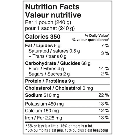 BEN'S ORIGINAL™ Rice & Pulses Southwest Style Brown Rice & Black Beans, 240g