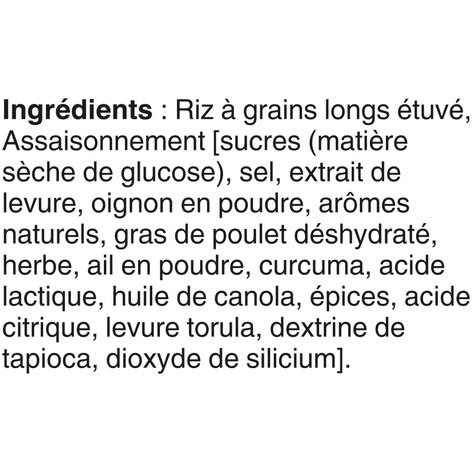 Riz à saveur de poulet champêtre VITE & BON(MC) de marque BEN'S ORIGINAL(MC), 132 g