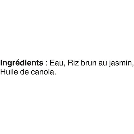 Riz jasmin brun BISTRO EXPRESS de marque BEN'S ORIGINAL 240 g