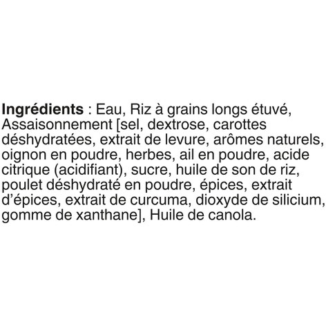 BEN'S ORIGINAL BISTRO EXPRESS Riz d'Accompagnement Saveur Poulet Rôti, Format Familial, sachet de 490 g