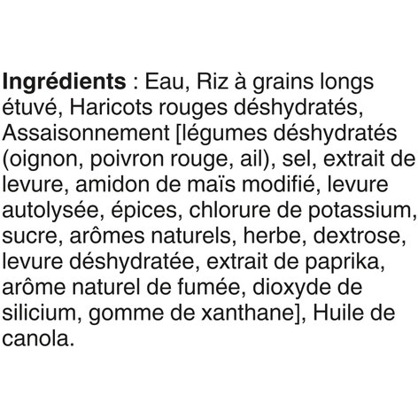 Riz et haricots rouges à saveur de fumée Riz et légumineuses de marque BEN'S ORIGINAL(MC), 240 g