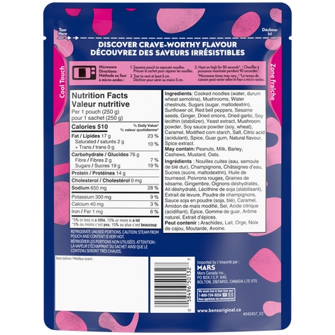 Bens Original Cuisine de Rue Nouilles Teriyaki Japonaises