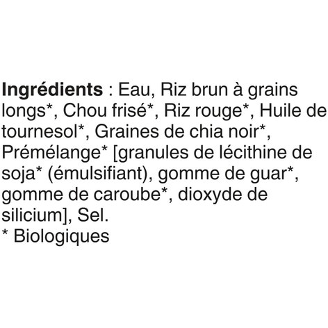 Riz brun et riz rouge avec chia et chou frisé BEN’S ORIGINAL(MC) Biologique, 240 g