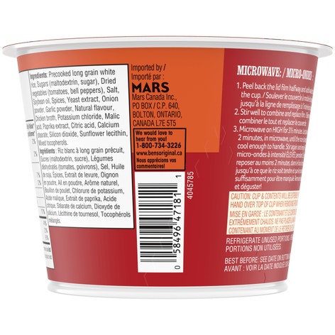 BEN'S ORIGINAL(MC) Riz à la Mexicaine, 68 g