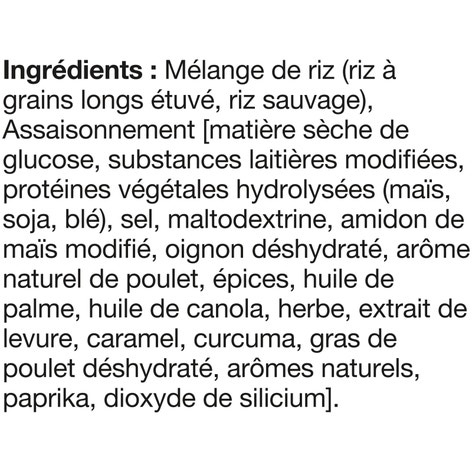 Riz à saveur de poulet façon maison et riz sauvage VITE & BON(MC) de marque BEN'S ORIGINAL(MC), 132 g