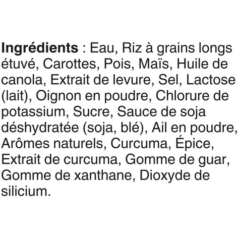 Riz avec mélange de légumes BISTRO EXPRESS(MC) de marque BEN'S ORIGINAL(MC), 250 g