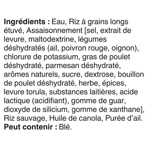Riz à grains longs et riz sauvage à saveur d'ail rôti BISTRO EXPRESS(MC) de marque BEN'S ORIGINAL(MC), 250 g