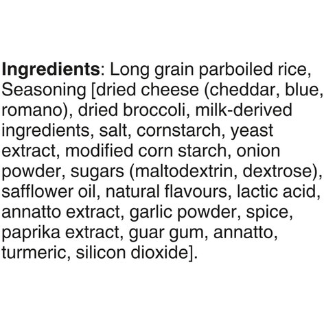 BEN'S ORIGINAL™ FAST & FANCY™ Broccoli & Cheddar Flavour Rice, 132g