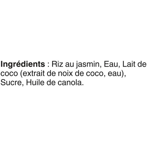 BEN'S ORIGINAL BISTRO EXPRESS Riz d'Accompagnement au Jasmin Saveur Noix de Coco, Format Familial, sachet de 490 g