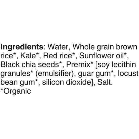 BEN'S ORIGINAL™ Organic Brown & Red Rice With Chia & Kale, 240g