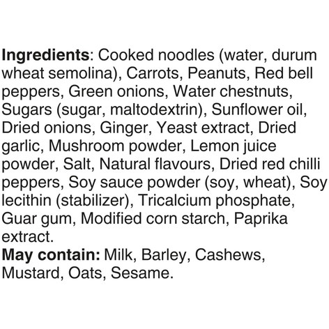 Bens Original Street Food Thai Stir Fry Noodles