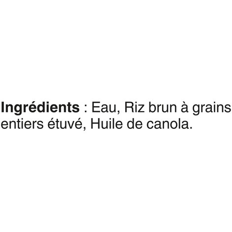 Riz brun à grains entiers BISTRO EXPRESS(MC) de marque BEN'S ORIGINAL(MC), 250 g