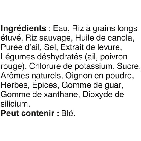 Riz à grains longs et riz sauvage à saveur d'ail rôti BISTRO EXPRESS(MC) de marque BEN'S ORIGINAL(MC), 250 g