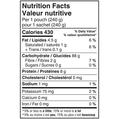 Riz au jasmin BEN’S ORIGINAL(MC) Biologique, 240 g