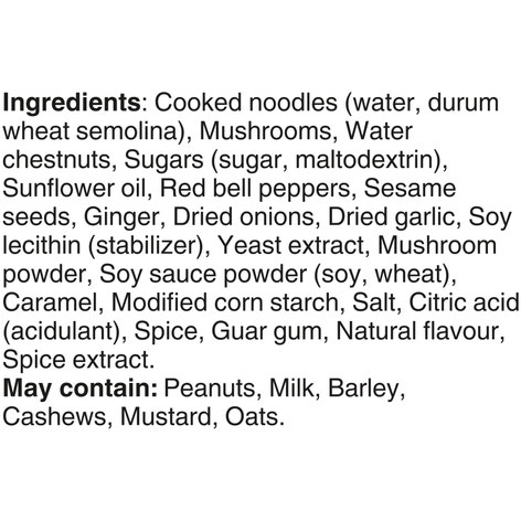 Bens Original Street Food Japanese Teriyaki Noodles