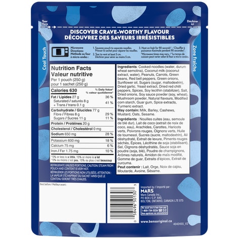 Bens Original Cuisine de Rue Nouilles Indonésiennes Épicées