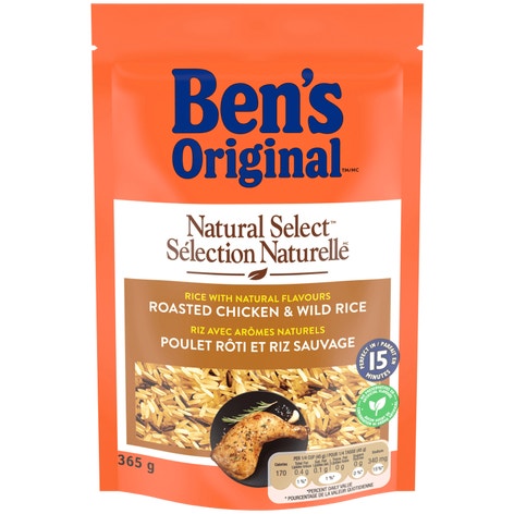 BEN'S ORIGINAL™ NATURAL SELECT™ Roasted Chicken Flavour & Wild Rice, 365g