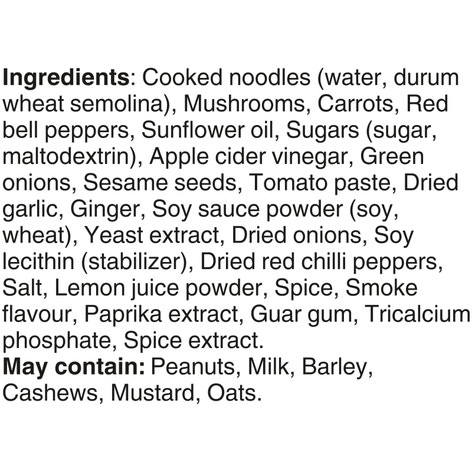 Bens Original Street Food Korean Style BBQ Noodles