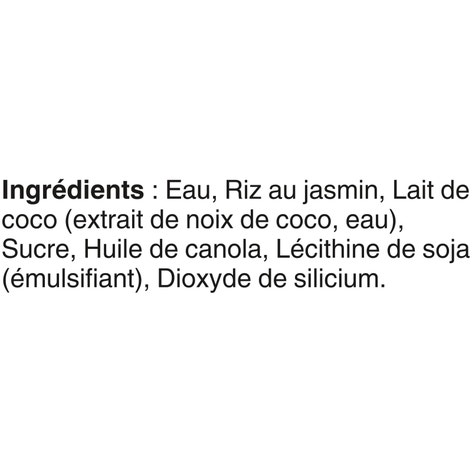 Riz au jasmin à saveur de noix de coco BISTRO EXPRESS(MC) de marque BEN'S ORIGINAL(MC), 240 g