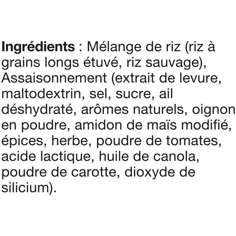Riz aux fines herbes et riz sauvage VITE & BON(MC) de marque BEN'S ORIGINAL(MC), 132 g