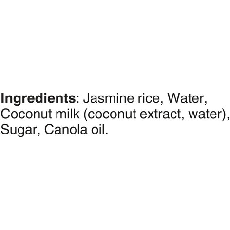 BEN'S ORIGINAL™ BISTRO EXPRESS™ Jasmine Coconut Flavour Rice Family Size, 490g