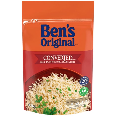 BEN'S ORIGINAL™ CONVERTED™ Long Grain Rice, 4kg