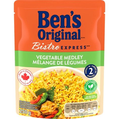 BEN'S ORIGINAL™ BISTRO EXPRESS™ Vegetable Medley Rice, 250g