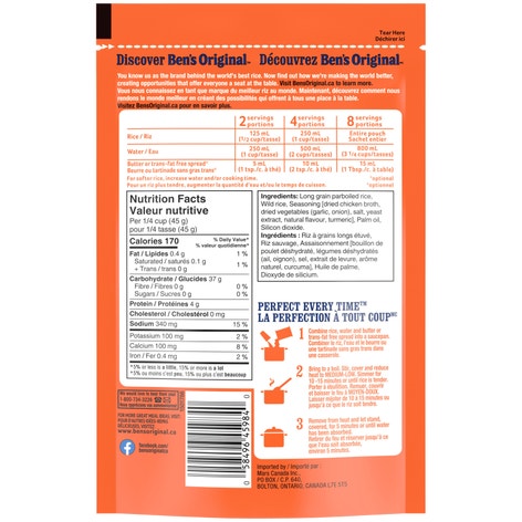 BEN'S ORIGINAL™ NATURAL SELECT™ Roasted Chicken Flavour & Wild Rice, 365g