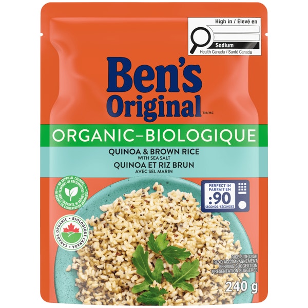 BEN'S ORIGINAL™ Organic Quinoa & Brown Rice With Sea Salt, 240g