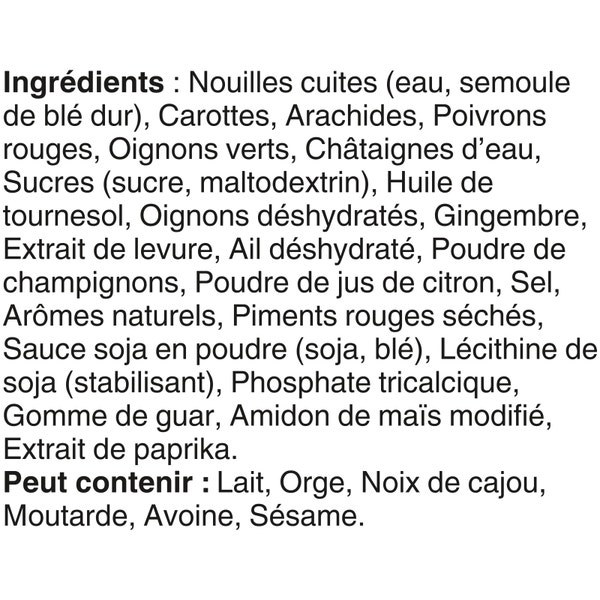 Bens Original Cuisine de Rue Nouilles Sautées Thaïlandaises