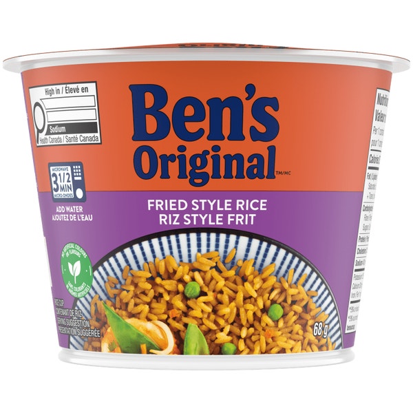 BEN'S ORIGINAL™ Fried Style Rice Single Serve Cup​, 68 g