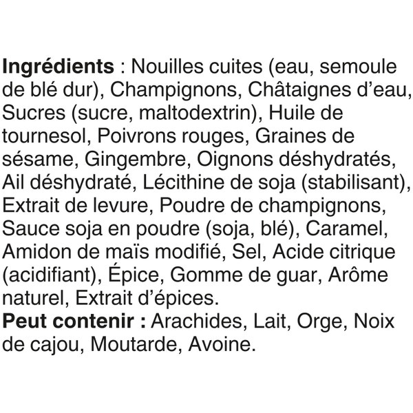 Bens Original (MC) Cuisine de Rue Nouilles Teriyaki Japonaises