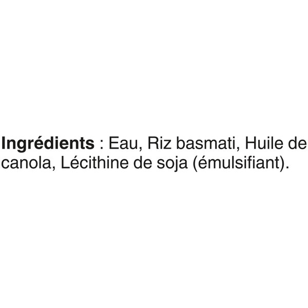 Riz basmati BISTRO EXPRESS(MC) de marque BEN’S ORIGINAL(MC) en format familial, 490 g