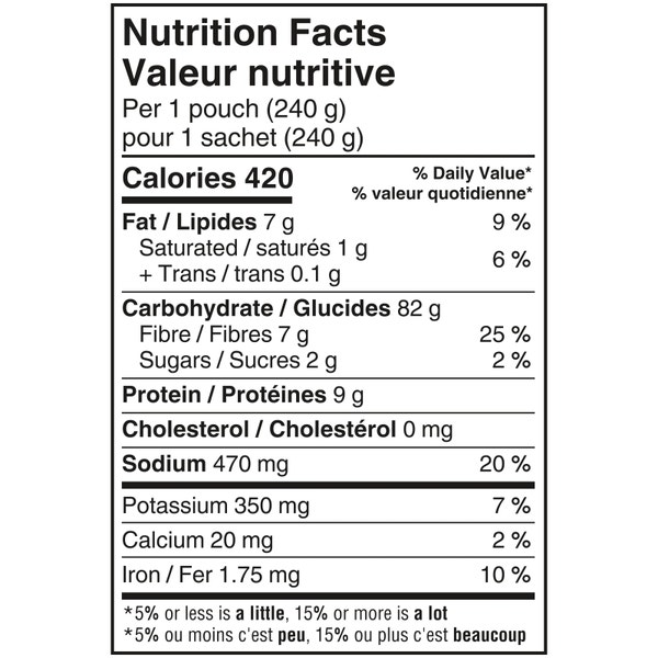 Riz brun et riz sauvage à saveur de tomate et d’ail rôti BEN’S ORIGINAL(MC) Biologique, 240 g