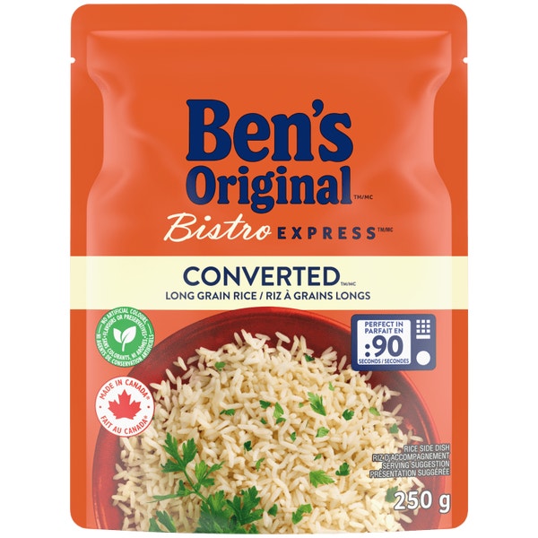 Riz de marque CONVERTED(MC) BISTRO EXPRESS(MC) de marque BEN'S ORIGINAL(MC), 250 g